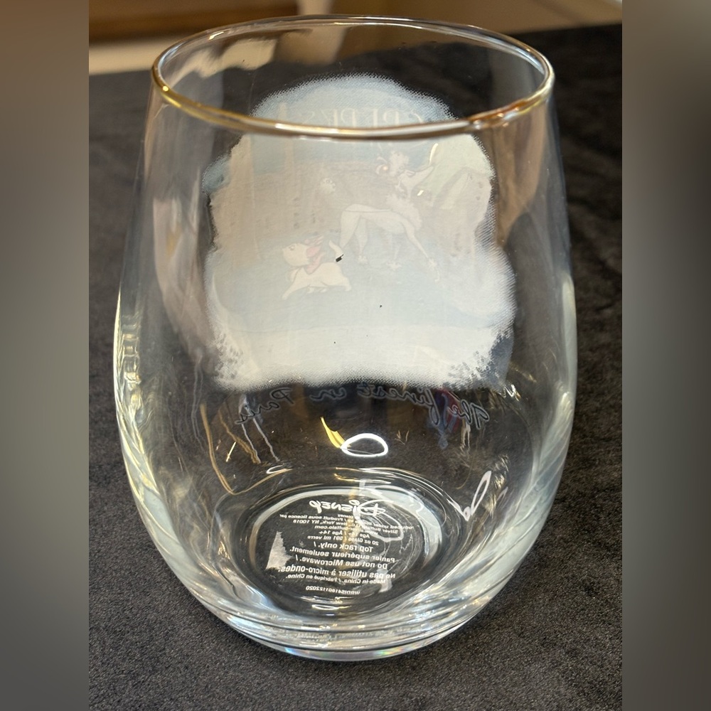 Collectible Stemless Wine Glass From Disney Movie “ The Aristocats” - Picture 3 of 7